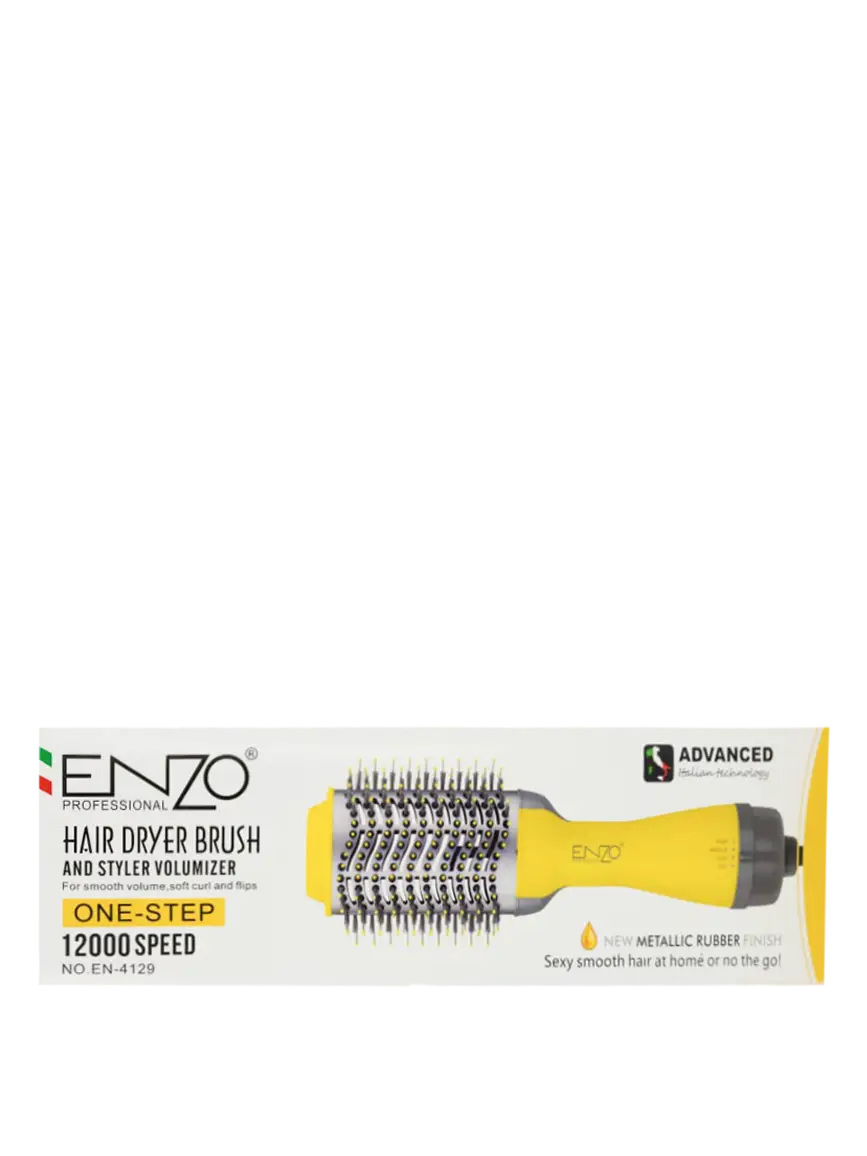 Enzo EN-4129 Brosse One Step 3-en-1 avec Technologie Ionique