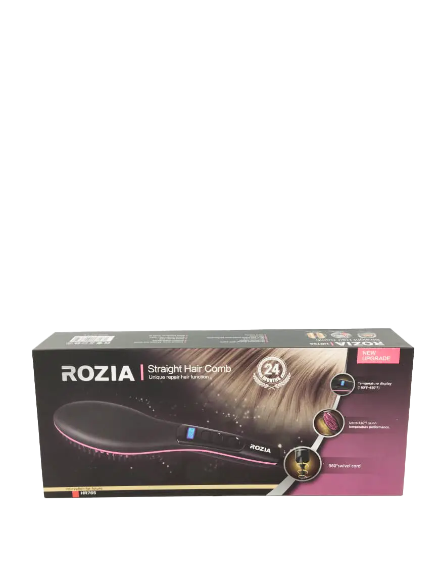 Rozia Brosse Lissante Chauffante HR765 Câble rotatif à 360°