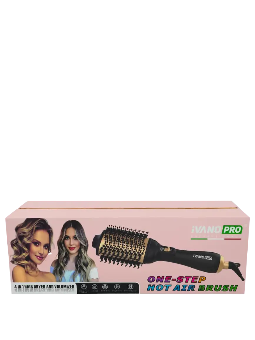 IVANO Pro One Step – Brosse Chauffante 4 en 1 1800W
