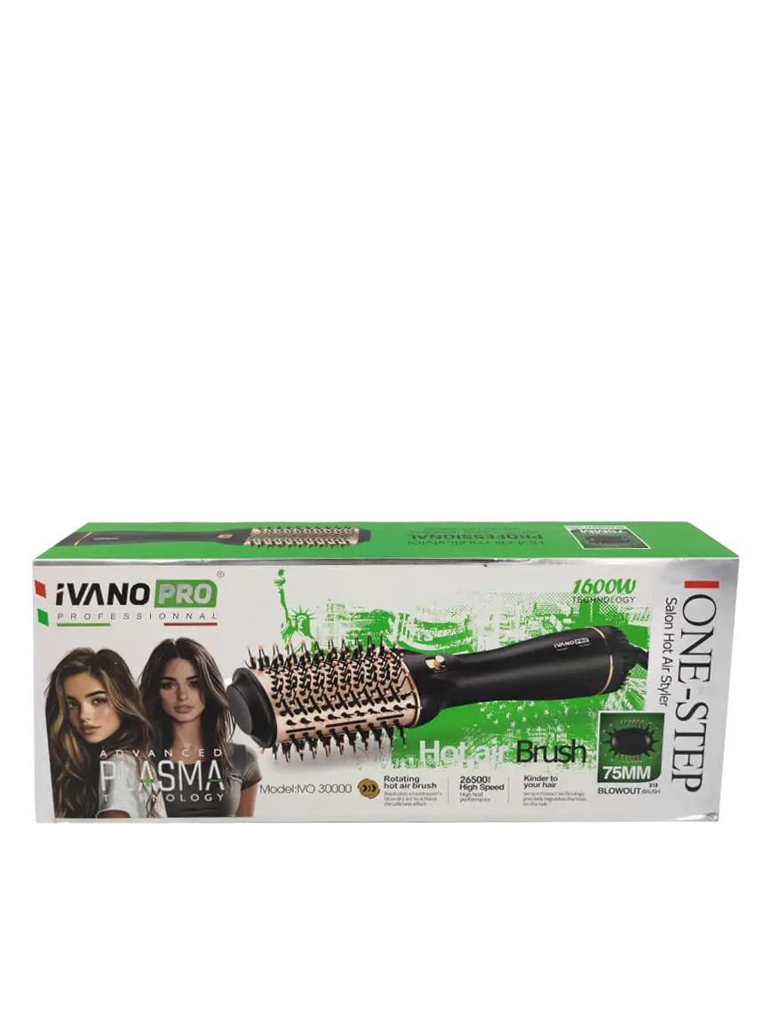 IVANO Pro One Step – Brosse à Air Chaud 4 en 1