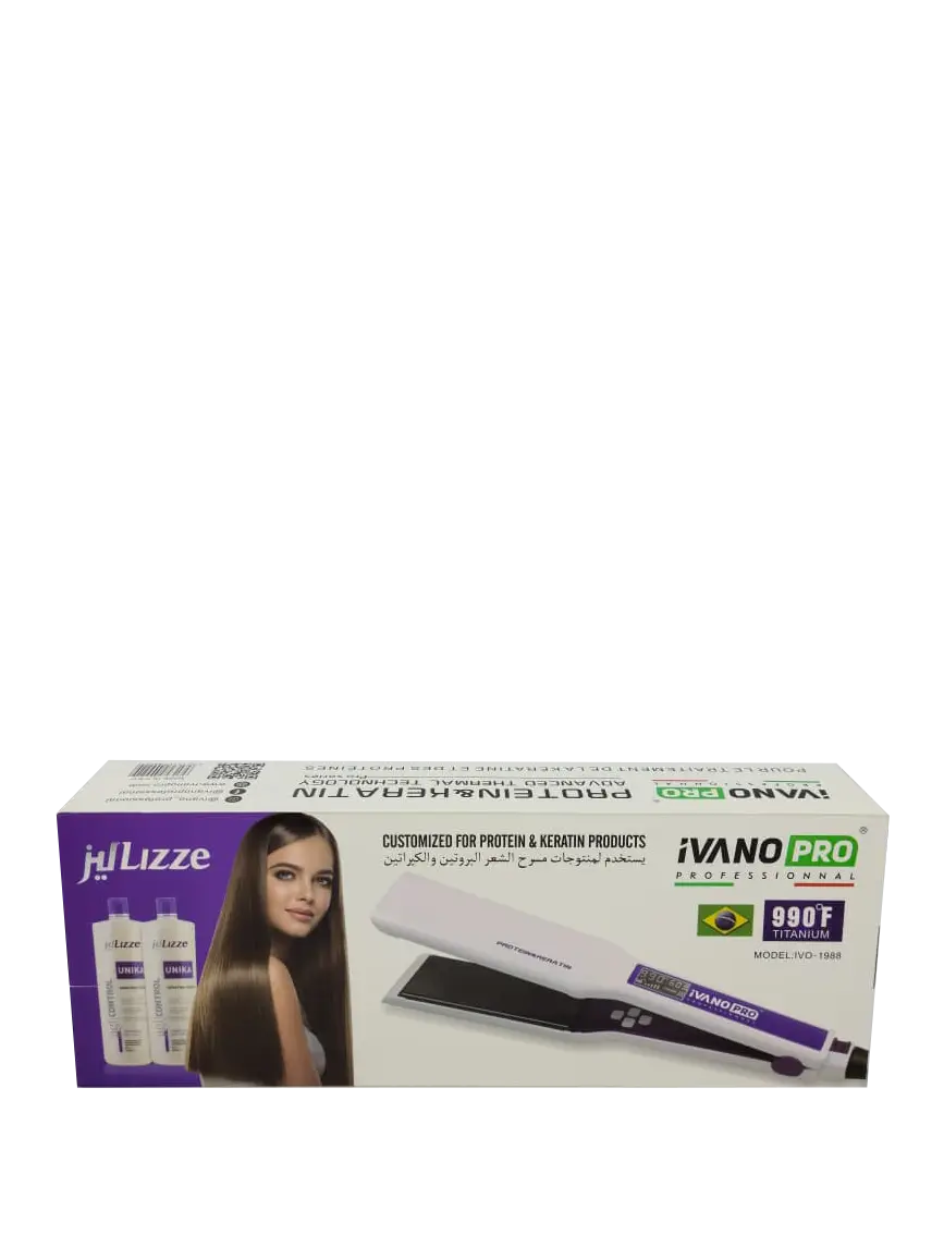 IVANO Pro – Lisseur à Plaques en Titane